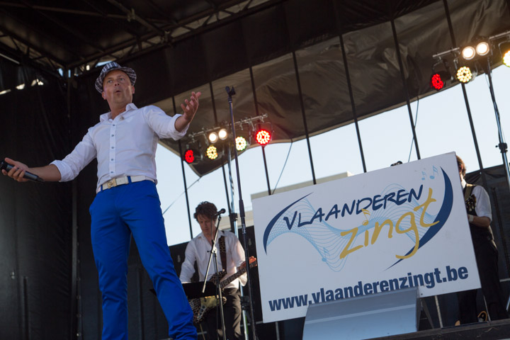 Wim Leys & @ Fundum Vlaanderen Zingt - De Panne, picture 4, photographed by Gino Verhulst - FrontView Magazine