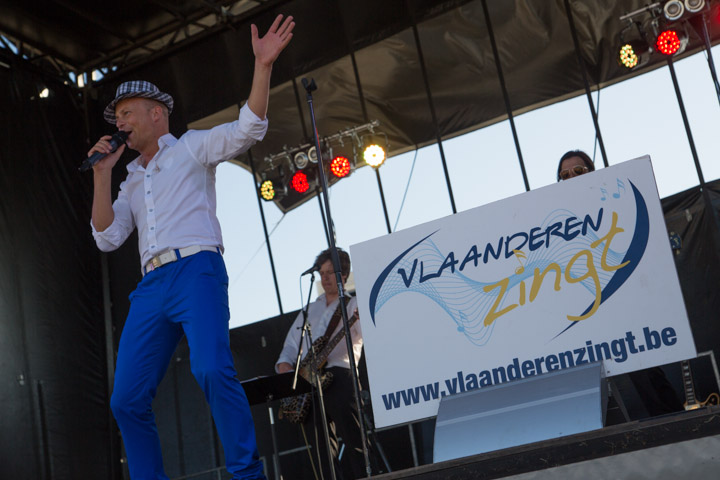 Wim Leys & @ Fundum Vlaanderen Zingt - De Panne, picture 7, photographed by Gino Verhulst - FrontView Magazine