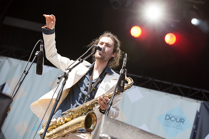 Antwerp Gipsy-Ska Orchestra @ Dour 2013, picture 6, photographed by Dorien Goetschalckx - FrontView Magazine