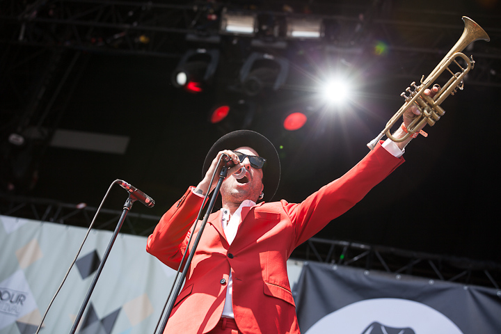 Antwerp Gipsy-Ska Orchestra @ Dour 2013, picture 10, photographed by Dorien Goetschalckx - FrontView Magazine