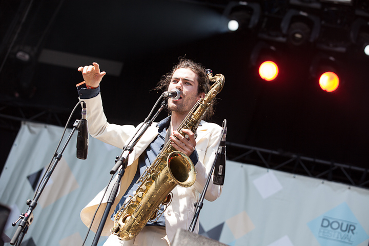 Antwerp Gipsy-Ska Orchestra @ Dour 2013, picture 14, photographed by Dorien Goetschalckx - FrontView Magazine