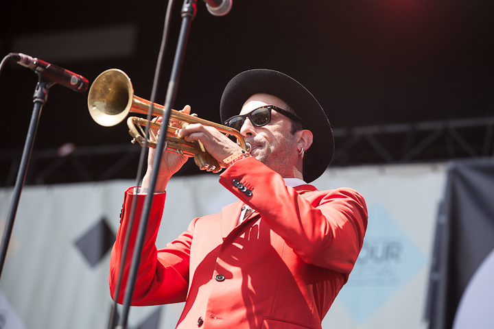 Antwerp Gipsy-Ska Orchestra @ Dour 2013, picture 16, photographed by Dorien Goetschalckx - FrontView Magazine
