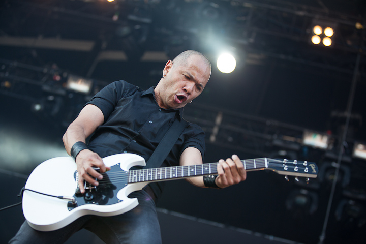Danko Jones @ Dour 2013, picture 6, photographed by Dorien Goetschalckx - FrontView Magazine