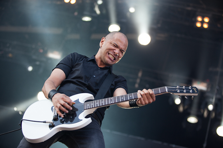 Danko Jones @ Dour 2013, picture 7, photographed by Dorien Goetschalckx - FrontView Magazine