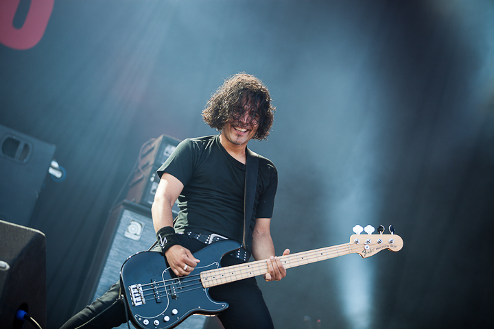 Danko Jones @ Dour 2013, picture 10, photographed by Dorien Goetschalckx - FrontView Magazine