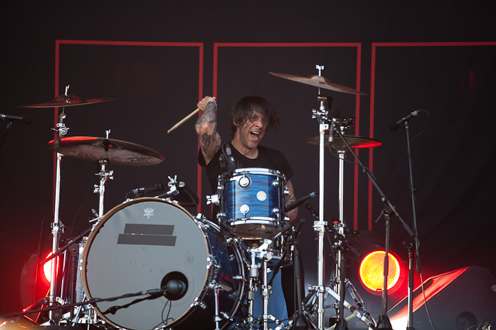 Danko Jones @ Dour 2013, picture 11, photographed by Dorien Goetschalckx - FrontView Magazine