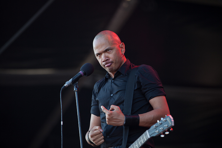 Danko Jones @ Dour 2013, picture 14, photographed by Dorien Goetschalckx - FrontView Magazine