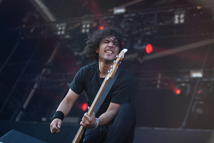 Danko Jones @ Dour 2013, picture 17, photographed by Dorien Goetschalckx - FrontView Magazine