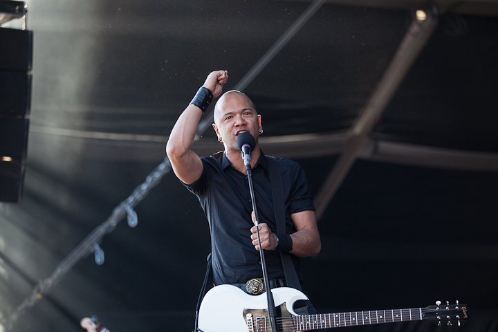 Danko Jones @ Dour 2013, picture 18, photographed by Dorien Goetschalckx - FrontView Magazine