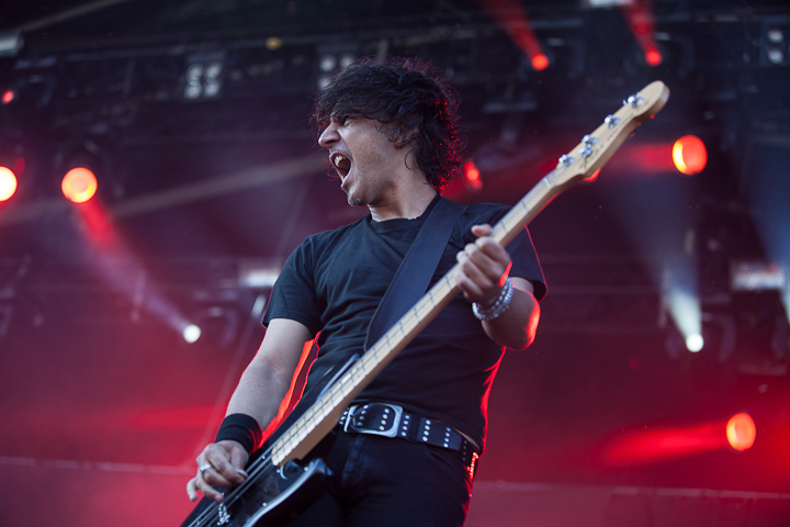 Danko Jones @ Dour 2013, picture 25, photographed by Dorien Goetschalckx - FrontView Magazine