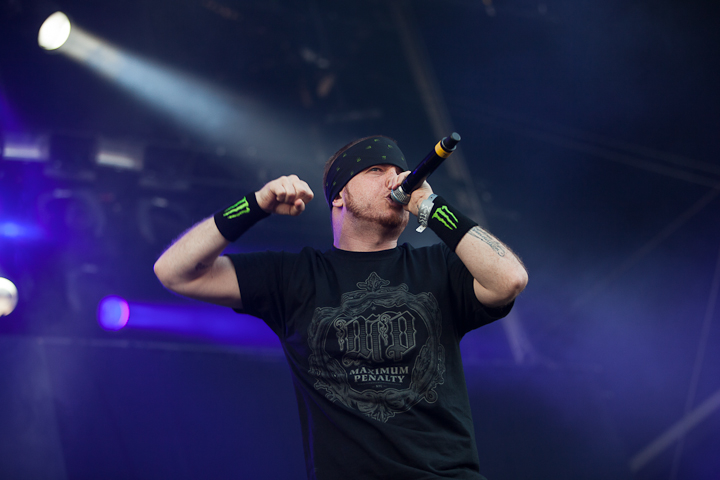 Hatebreed @ Dour 2013, foto 1, foto's door Dorien Goetschalckx - FrontView Magazine