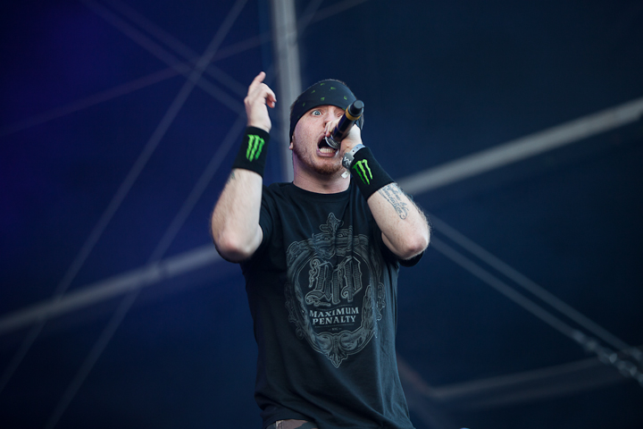 Hatebreed @ Dour 2013, foto 11, foto's door Dorien Goetschalckx - FrontView Magazine