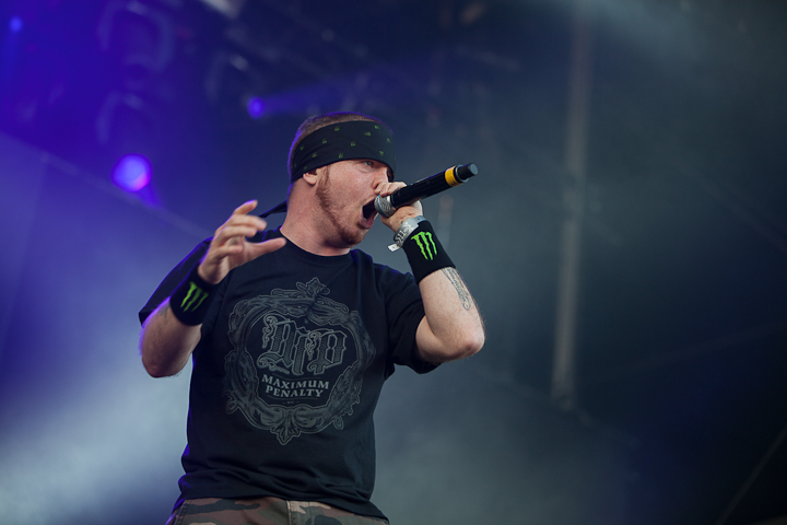Hatebreed @ Dour 2013, foto 14, foto's door Dorien Goetschalckx - FrontView Magazine