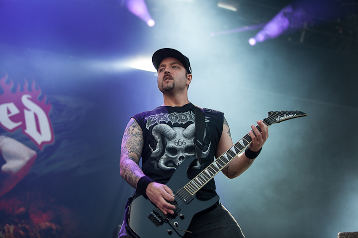 Hatebreed @ Dour 2013, foto 15, foto's door Dorien Goetschalckx - FrontView Magazine