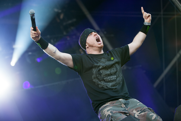 Hatebreed @ Dour 2013, foto 17, foto's door Dorien Goetschalckx - FrontView Magazine