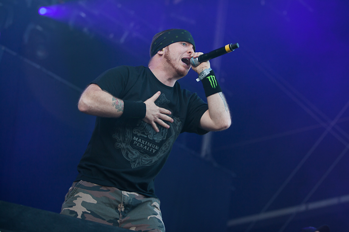 Hatebreed @ Dour 2013, foto 28, foto's door Dorien Goetschalckx - FrontView Magazine
