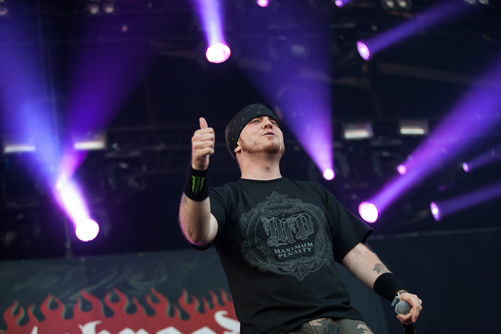 Hatebreed @ Dour 2013, foto 42, foto's door Dorien Goetschalckx - FrontView Magazine
