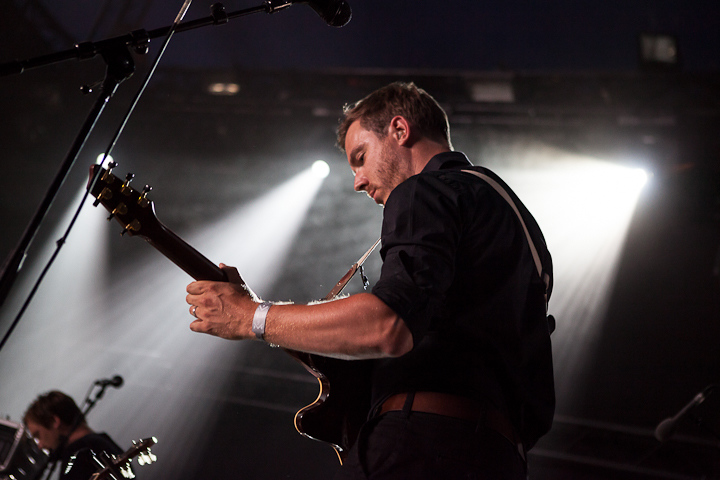 The Black Heart Rebellion @ Dour 2013, picture 2, photographed by Dorien Goetschalckx - FrontView Magazine