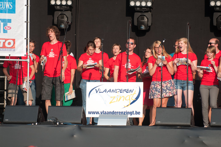 Vlaanderen zingt @ Gentse Feesten 2013, picture 11, photographed by Edwin Houdevelt - FrontView Magazine
