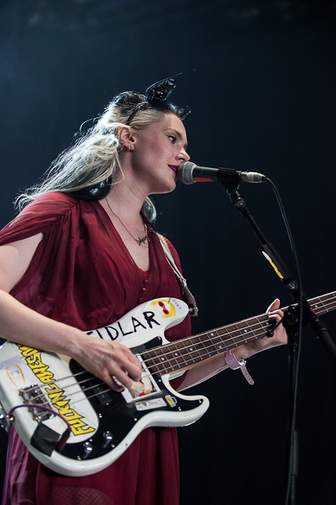 Kate Nash @ Dour 2013, picture 2, photographed by Dorien Goetschalckx - FrontView Magazine