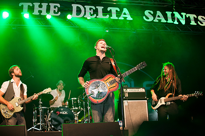 The Delta Saints @ Blues Peer 2013, picture 2, photographed by Jurgen Aerts - FrontView Magazine
