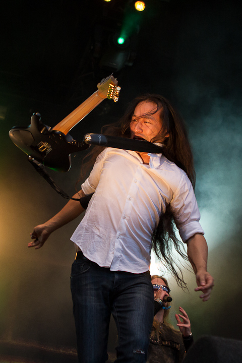 DragonForce @ Zwarte Cross 2013, picture 1, photographed by Dorien Goetschalckx - FrontView Magazine