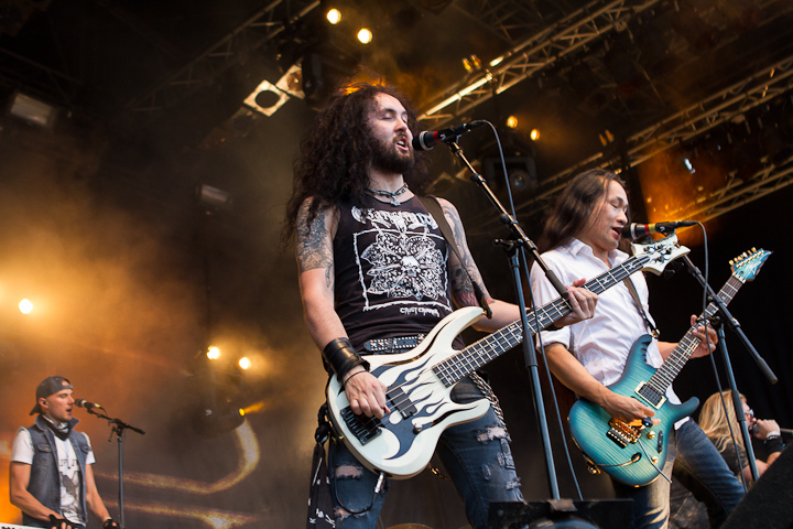 DragonForce @ Zwarte Cross 2013, picture 16, photographed by Dorien Goetschalckx - FrontView Magazine