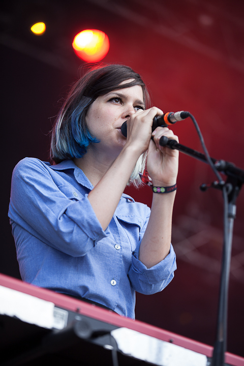 La Femme @ Ronquières Festival 2013, picture 3, photographed by Dorien Goetschalckx - FrontView Magazine