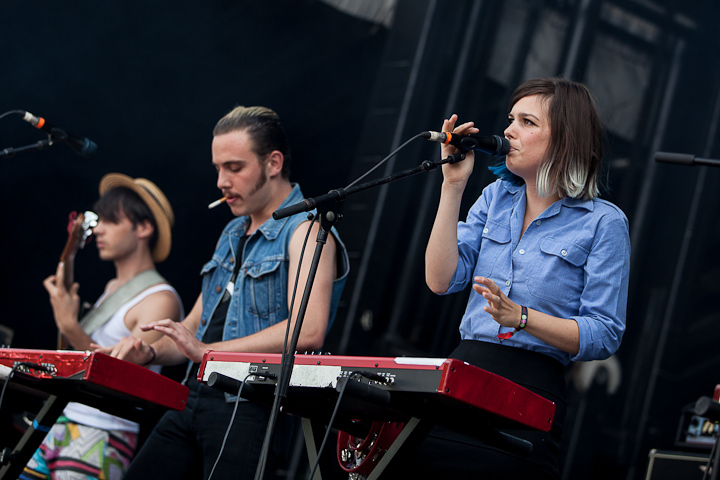 La Femme @ Ronquières Festival 2013, picture 8, photographed by Dorien Goetschalckx - FrontView Magazine