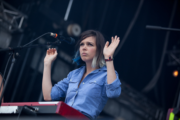 La Femme @ Ronquières Festival 2013, picture 21, photographed by Dorien Goetschalckx - FrontView Magazine