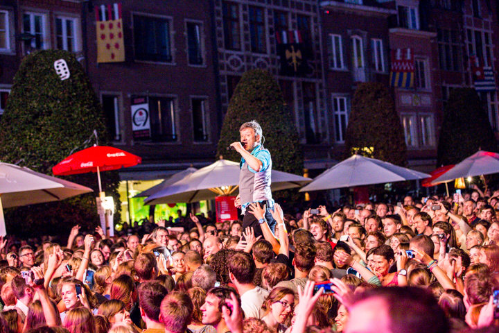 Bart Peeters @ Marktrock Leuven 2013, picture 5, photographed by Kurt Jacobs - FrontView Magazine