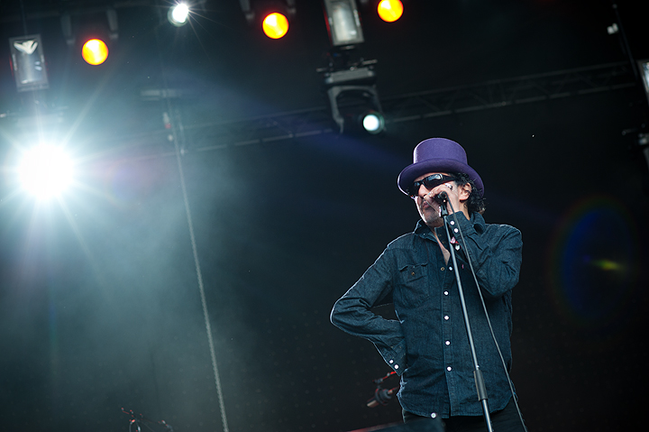 Rachid Taha @ Brussels Summer Festival 2013, picture 6, photographed by Magali Decamps - FrontView Magazine