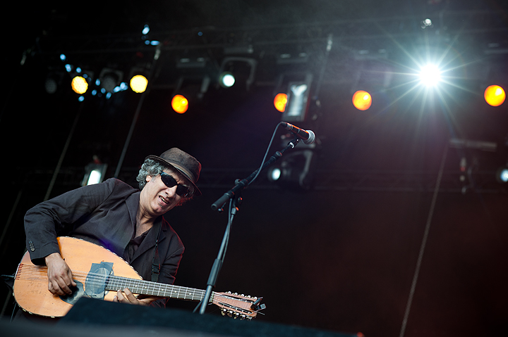 Rachid Taha @ Brussels Summer Festival 2013, picture 7, photographed by Magali Decamps - FrontView Magazine
