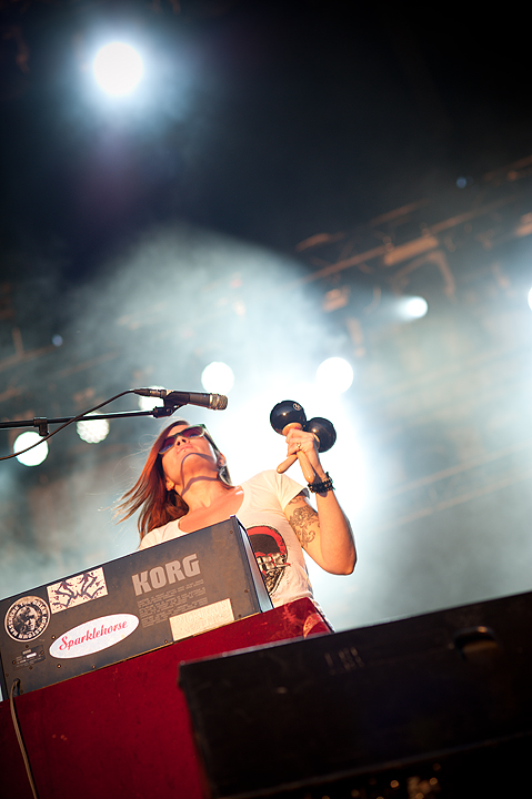 The Dandy Warhols @ Brussels Summer Festival 2013, picture 5, photographed by Magali Decamps - FrontView Magazine