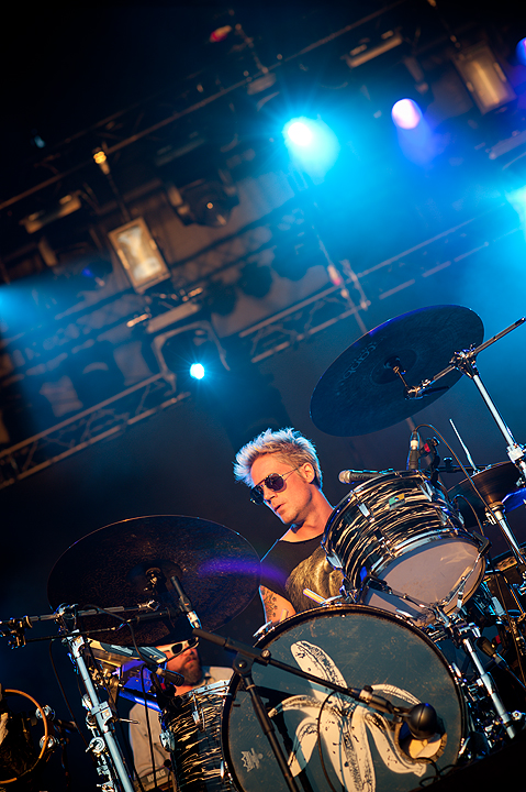 The Dandy Warhols @ Brussels Summer Festival 2013, picture 9, photographed by Magali Decamps - FrontView Magazine