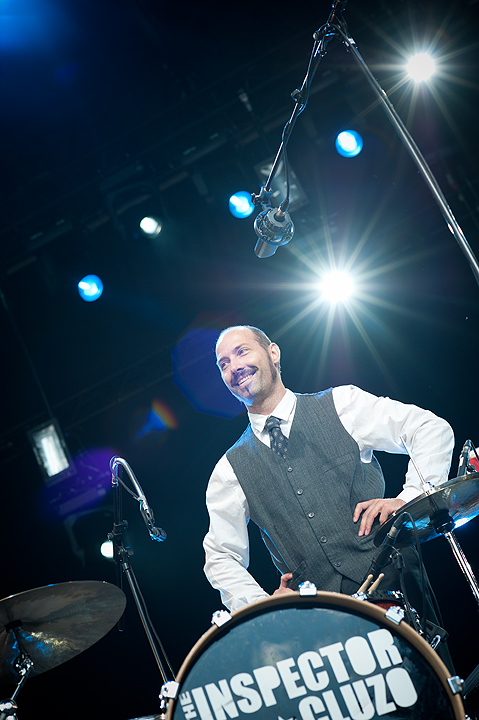 The Inspector Cluzo @ Brussels Summer Festival 2013, picture 11, photographed by Magali Decamps - FrontView Magazine