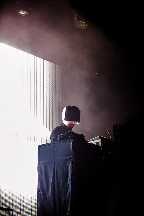 Squarepusher @ Leffingeleuren 2013, picture 2, photographed by Jonas Wallecan - FrontView Magazine