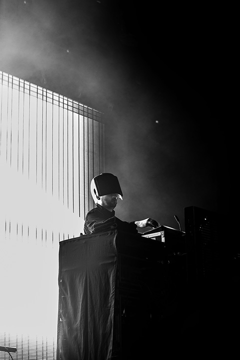 Squarepusher @ Leffingeleuren 2013, picture 3, photographed by Jonas Wallecan - FrontView Magazine
