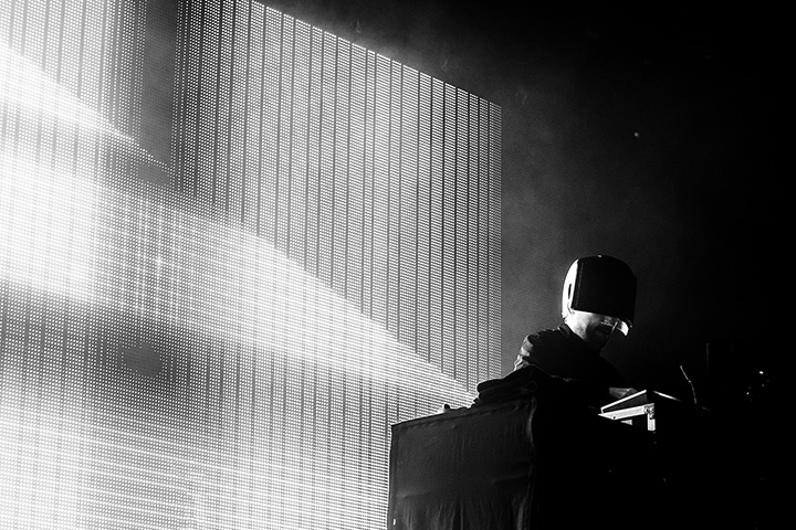 Squarepusher @ Leffingeleuren 2013, picture 5, photographed by Jonas Wallecan - FrontView Magazine