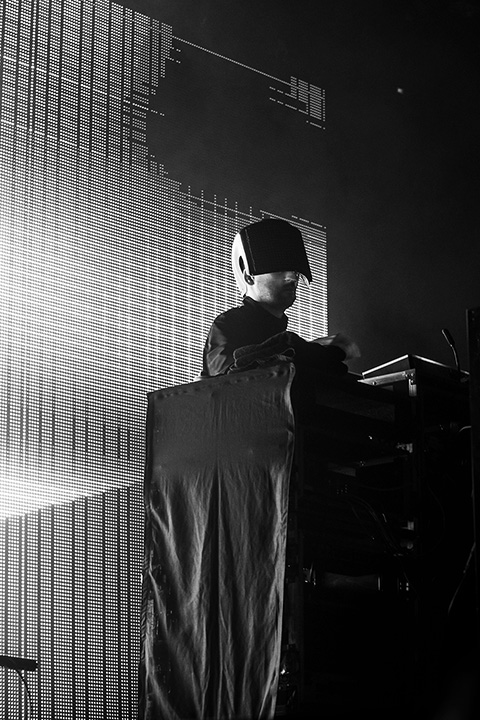 Squarepusher @ Leffingeleuren 2013, picture 6, photographed by Jonas Wallecan - FrontView Magazine