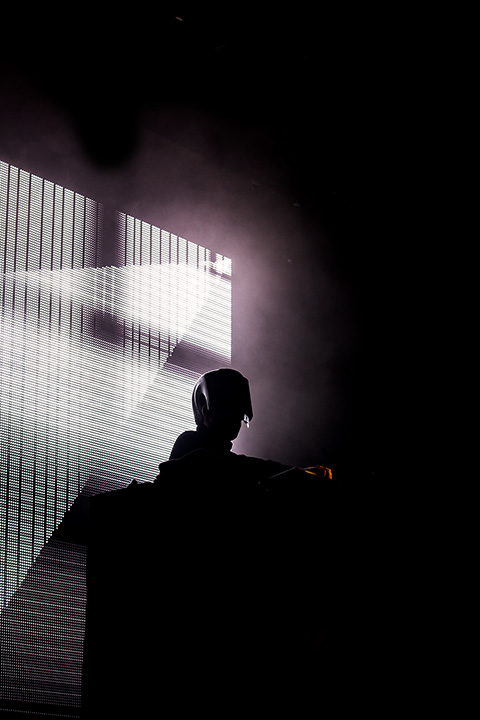 Squarepusher @ Leffingeleuren 2013, picture 8, photographed by Jonas Wallecan - FrontView Magazine