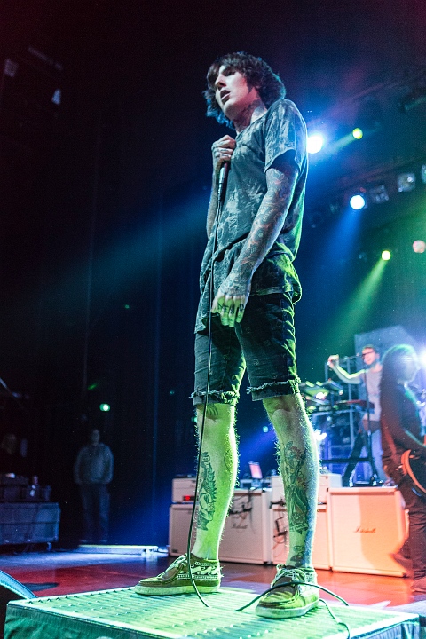 Bring Me The Horizon @ AB Brussel, picture 19, photographed by Edwin Houdevelt - FrontView Magazine