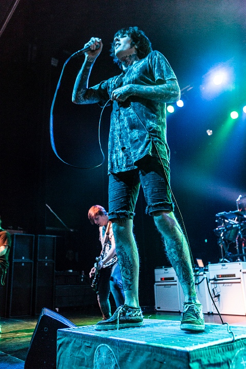 Bring Me The Horizon @ AB Brussel, picture 23, photographed by Edwin Houdevelt - FrontView Magazine