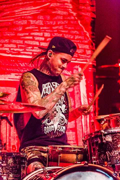 Pierce The Veil @ AB Brussel, picture 49, photographed by Edwin Houdevelt - FrontView Magazine
