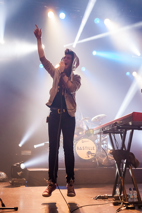 Bastille @ AB, foto 1, foto's door Dorien Goetschalckx - FrontView Magazine