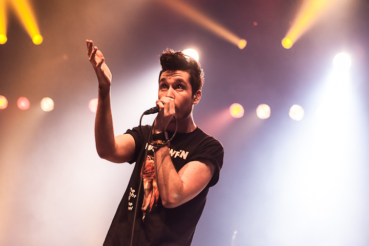 Bastille @ AB, foto 9, foto's door Dorien Goetschalckx - FrontView Magazine