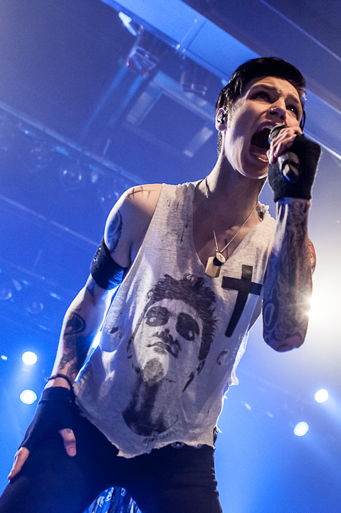 Black Veil Brides @ Trix, picture 16, photographed by Dorien Goetschalckx - FrontView Magazine