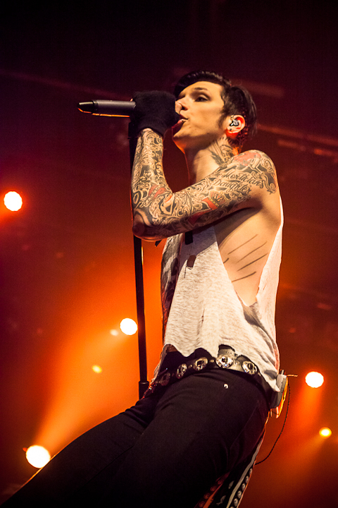 Black Veil Brides @ Trix, picture 21, photographed by Dorien Goetschalckx - FrontView Magazine