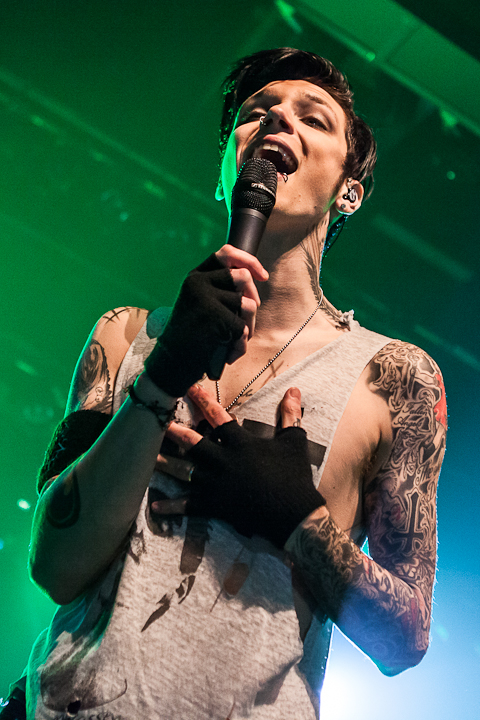 Black Veil Brides @ Trix, picture 32, photographed by Dorien Goetschalckx - FrontView Magazine