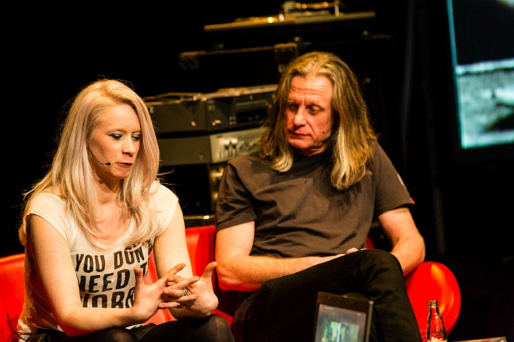 Staalplaat #2 met Guy Swinnen & Naomie Sijmons (Reena Riot) @ cc Luchtbal, picture 6, photographed by Edwin Houdevelt - FrontView Magazine